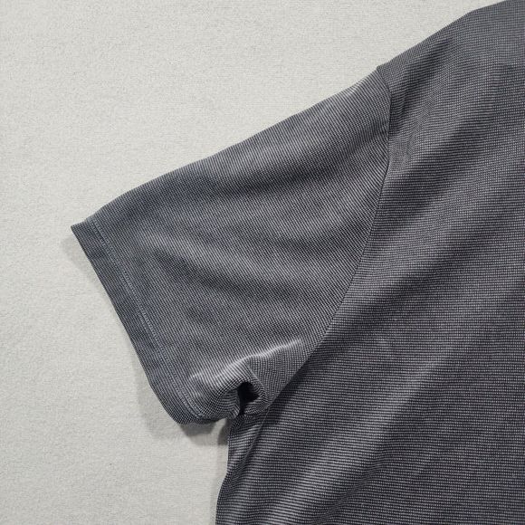 Tommy Bahama Shirt Polo Mens 2XL Gray Solid Short Sleeve 70% Tencel 25% Poly - Picture 15 of 16